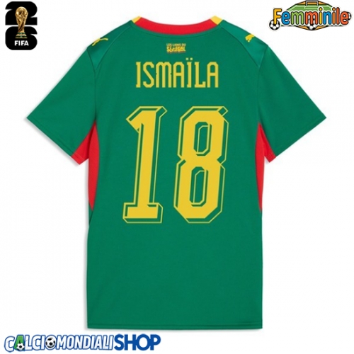 Maglie da calcio Senegal Ismaila Sarr #18 Seconda Maglia Femminile Mondiali 2026  Manica Corta